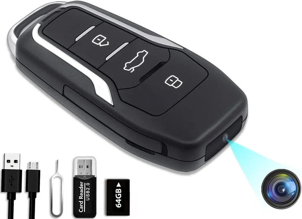 ClODGDGO 64GB Spy Camera Car Key